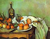 Still Life with Onions by Paul Cezanne